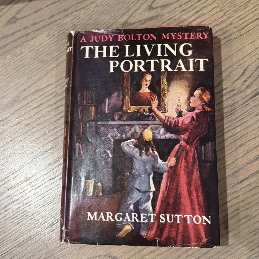 Judy Bolton The Living Portrait #18 Scarce 1947 HB/DJ Very Good 1st Edition Rare